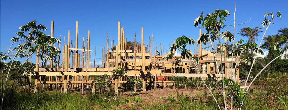 Vue générale de la construction